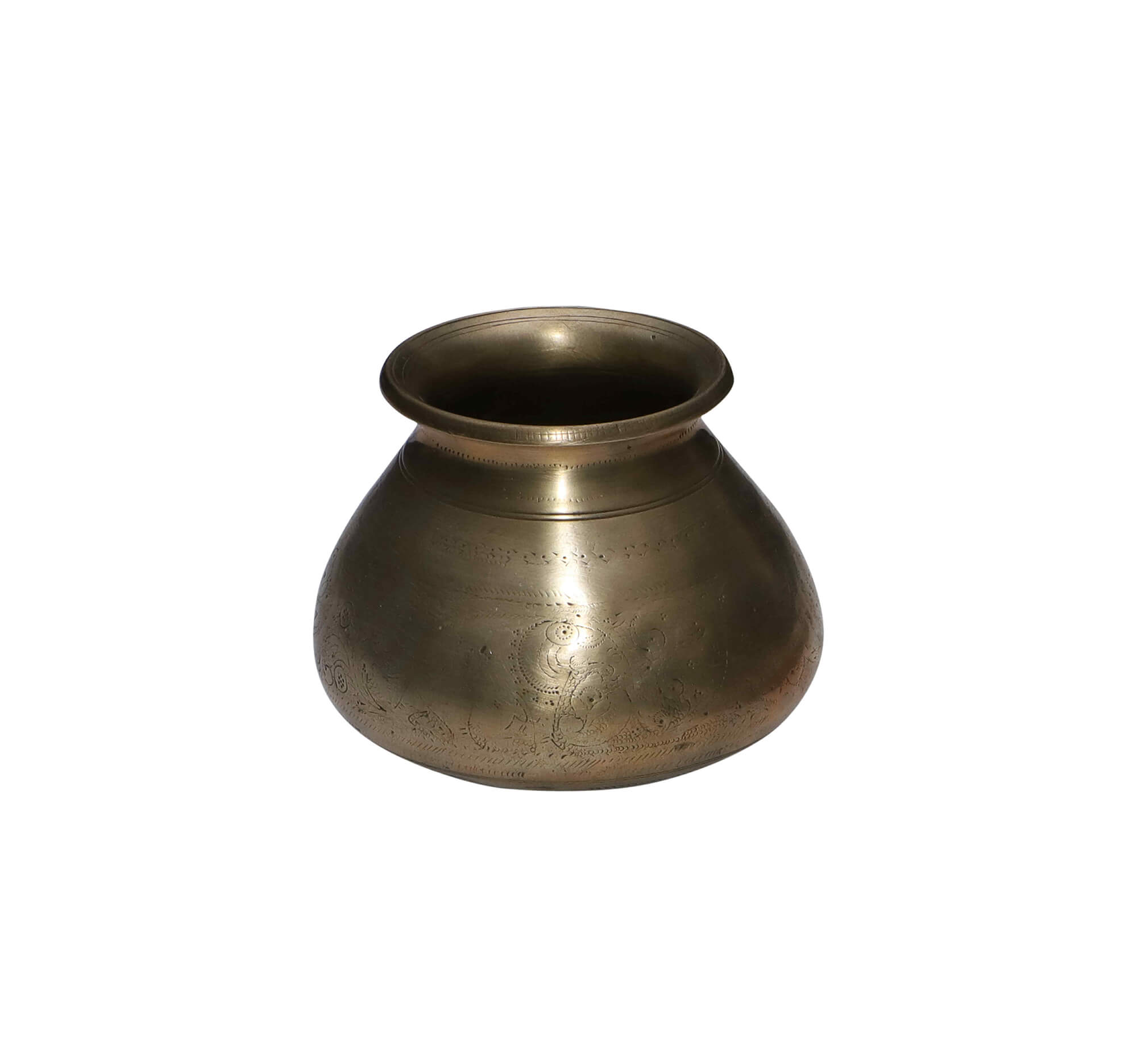 VINTAGE BRASS VASE - Image 2