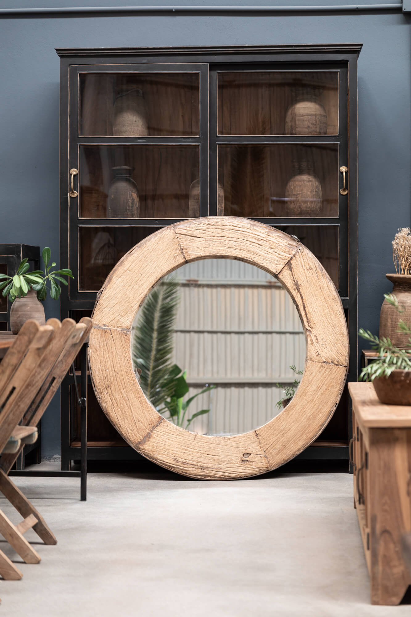 BIG WHEEL vintage mirror