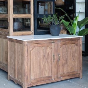 FIA vintage sideboard with marble top