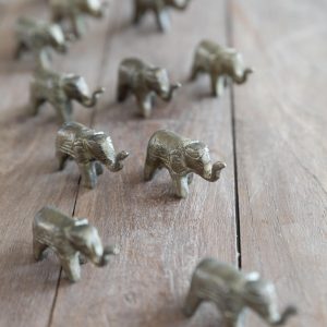 MINI brass elephant