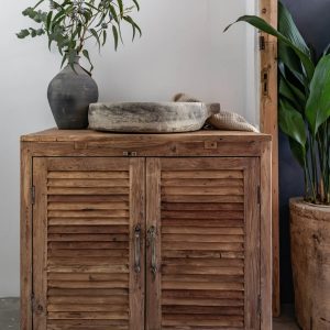 JALUSI vintage bathroom cabinet