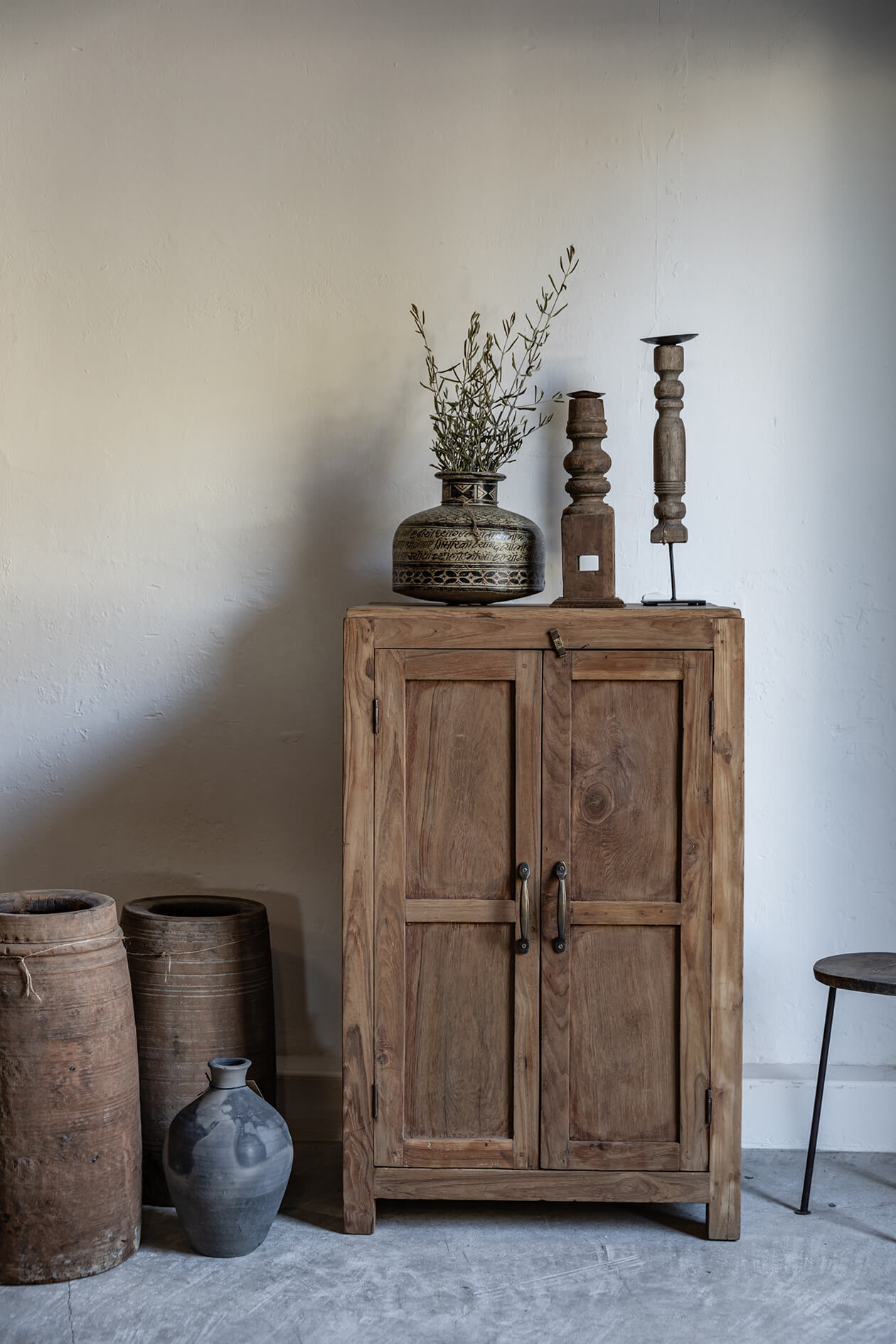 Vintage wooden cupboard AMASI
