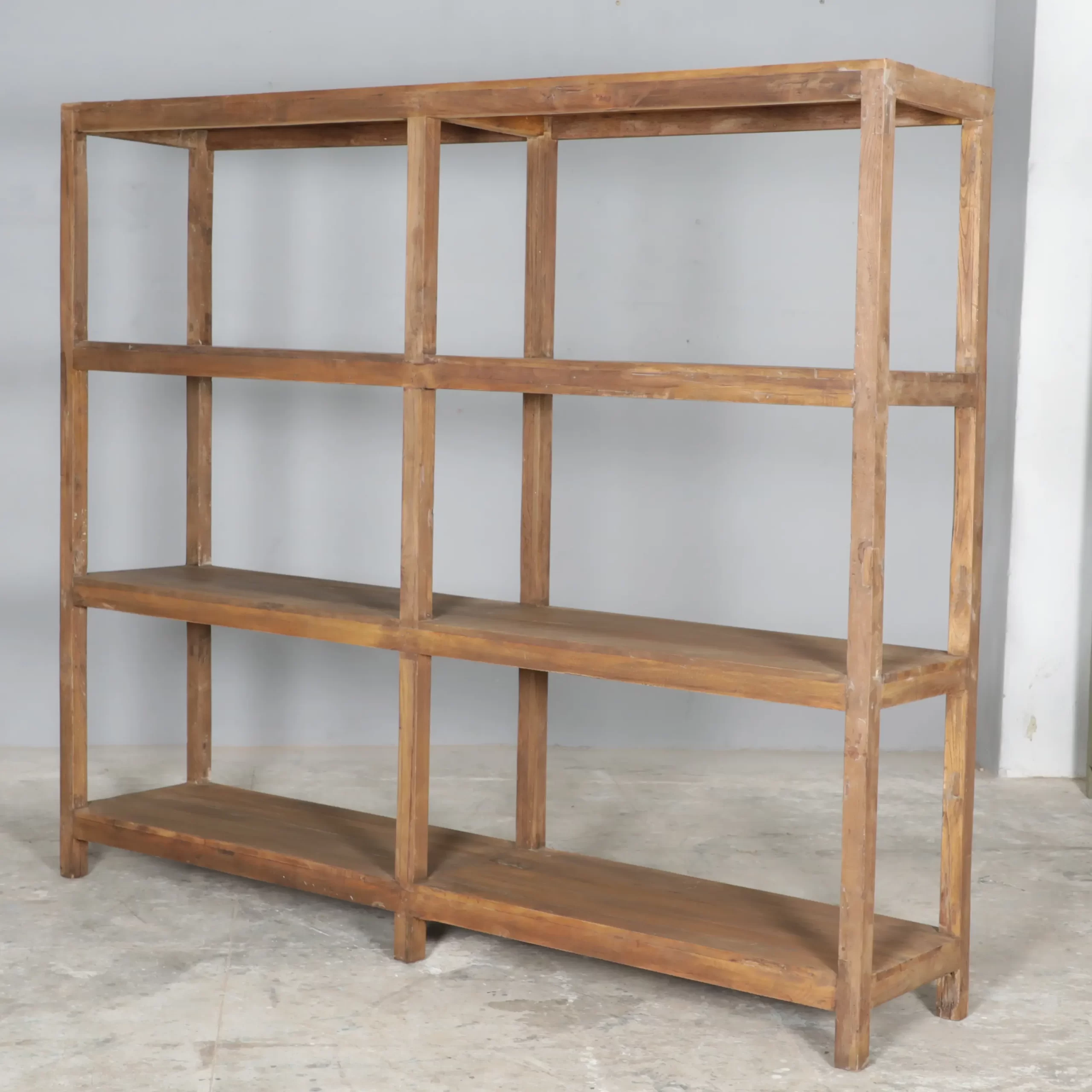 LIBRO vintage big shelving in vintage teak 180 cm - Image 2