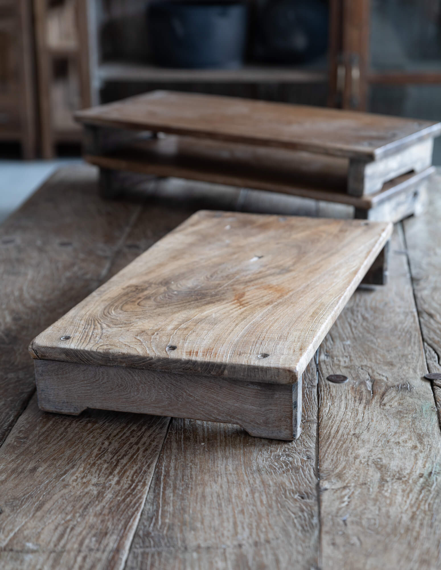 BAJOT Vintage wooden tea table 60cm