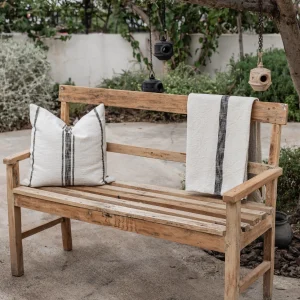 LOVE SEAT vintage sofa in teak