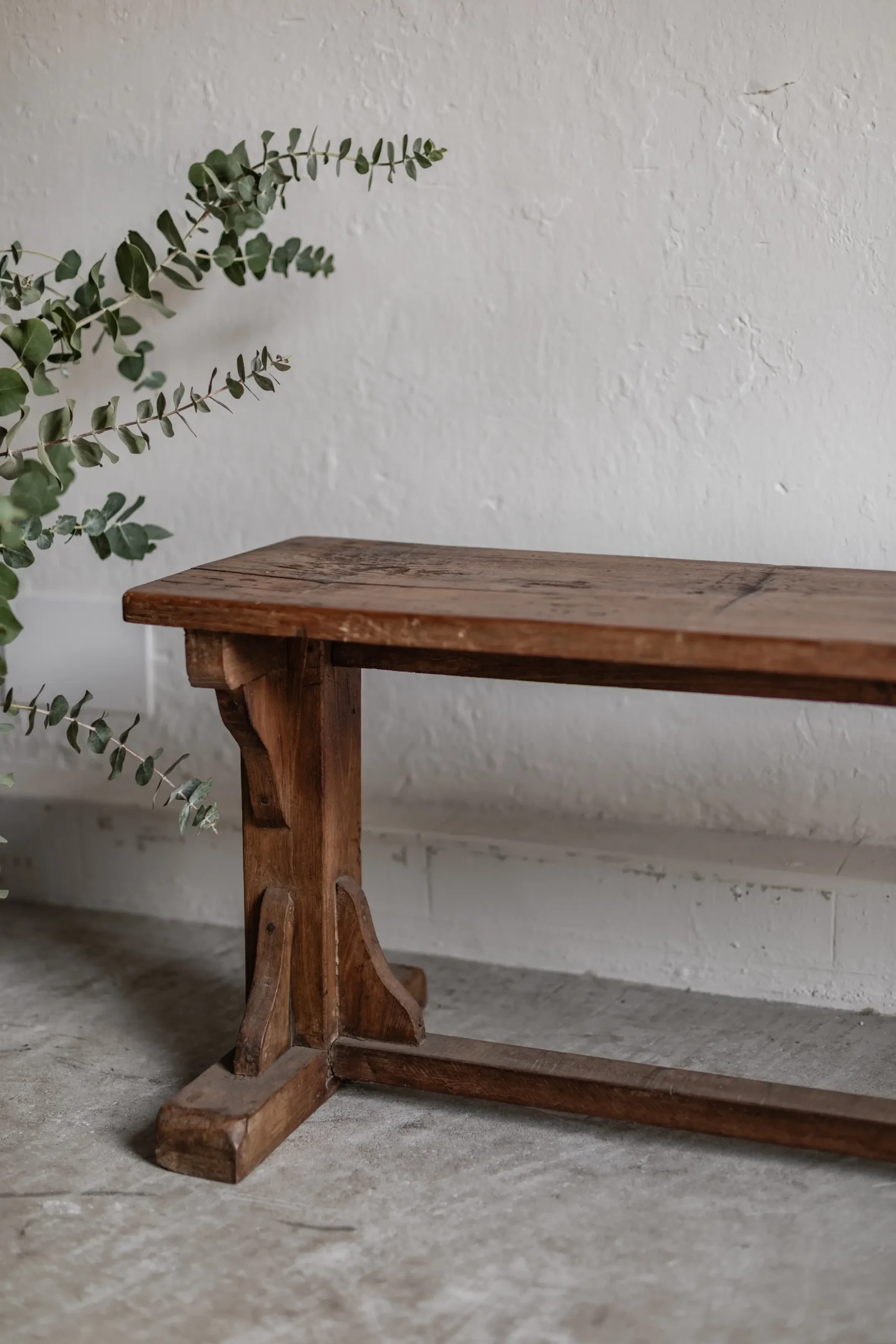 GUECHO vintage bench in teak 152 cm - Image 2