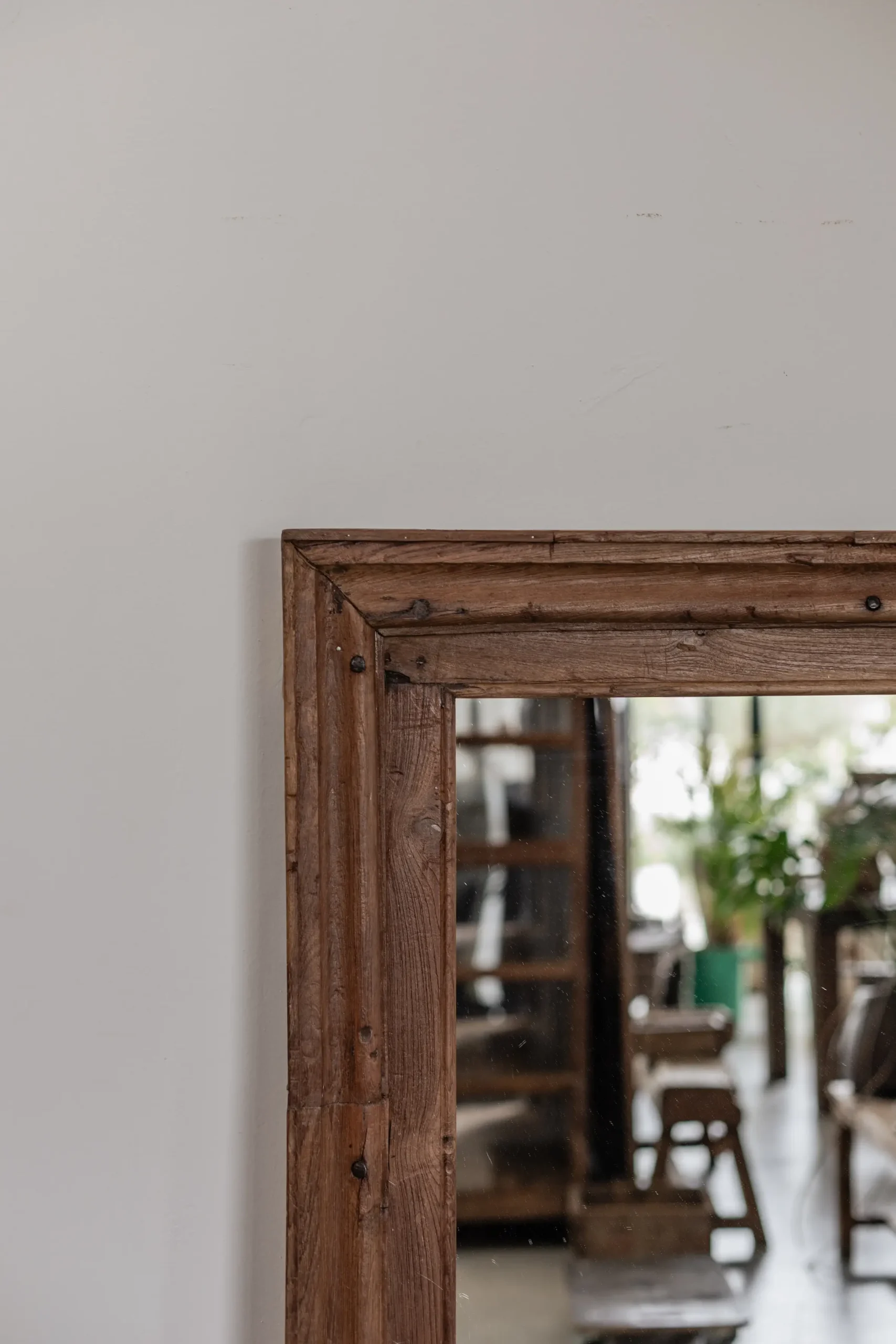 MIRA vintage teak mirror 150 cm - Image 3