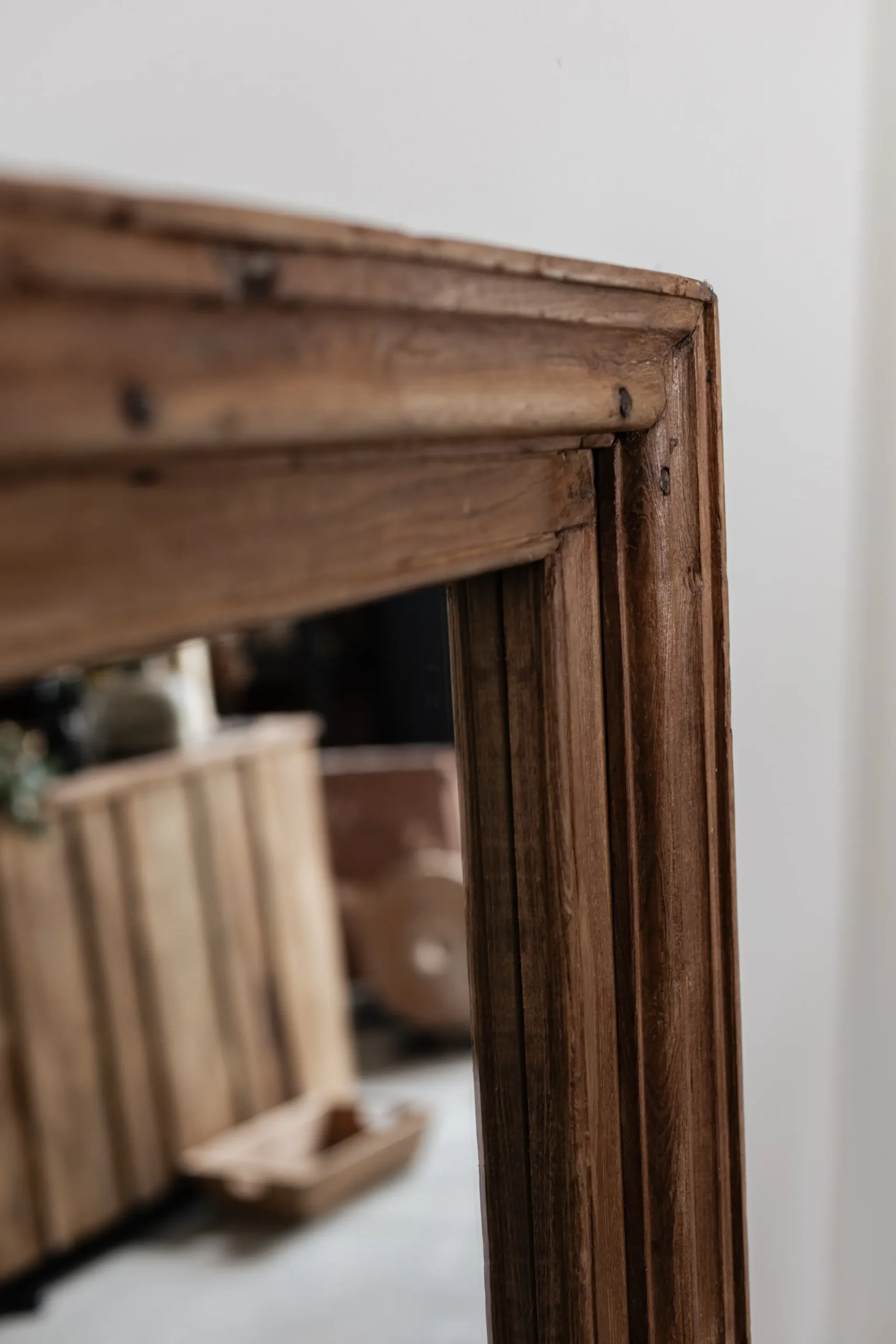 MIRA vintage teak mirror 150 cm - Image 2