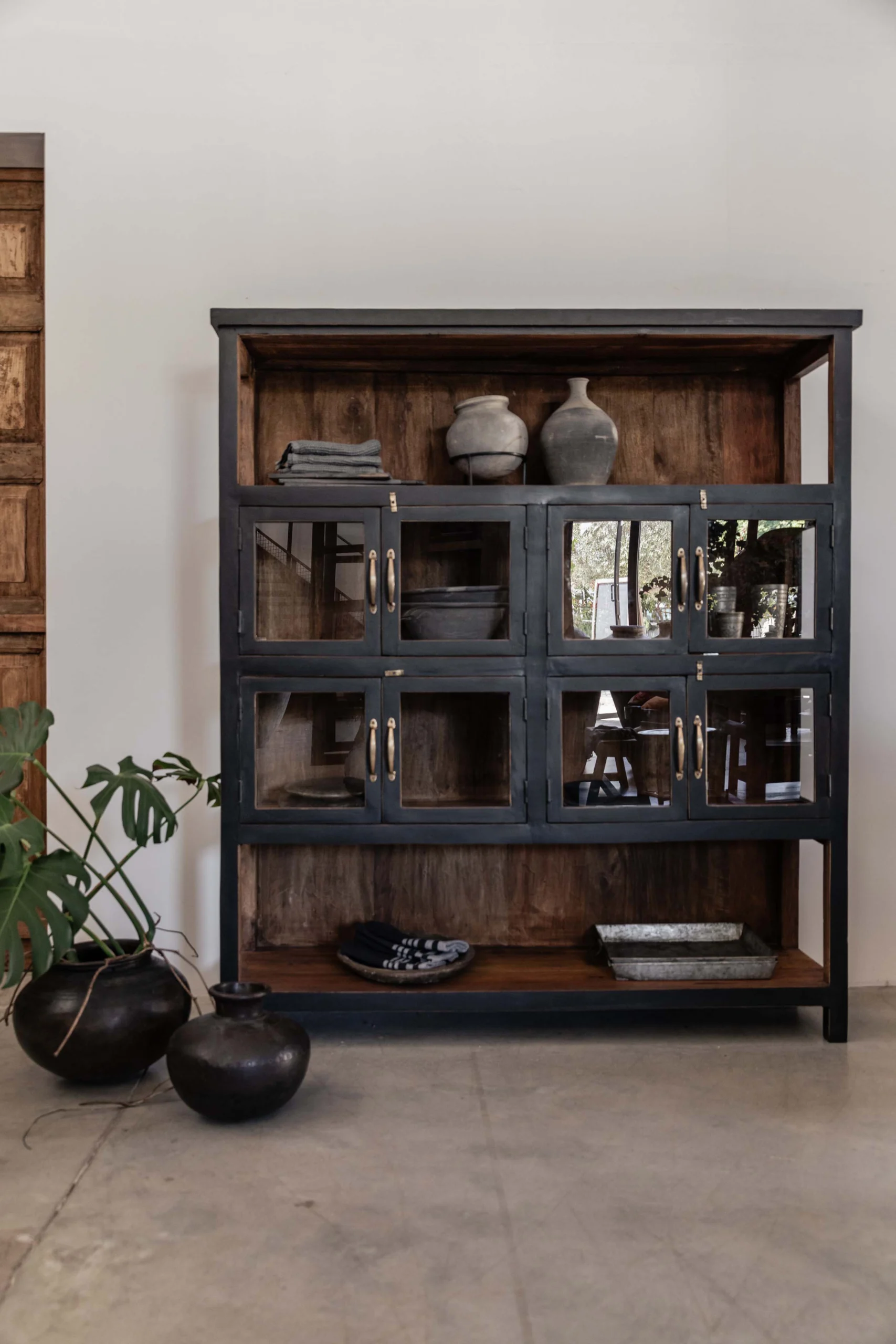 FABIO Reclaimed teak cabinet 178 cm