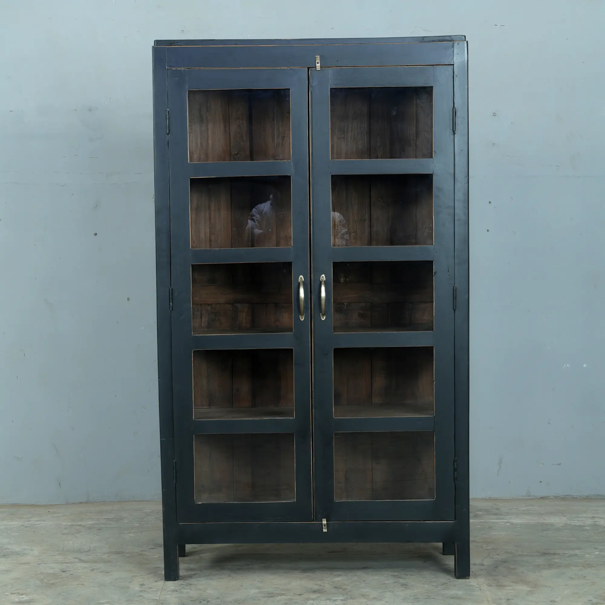 HARKA vintage teak cabinet in black