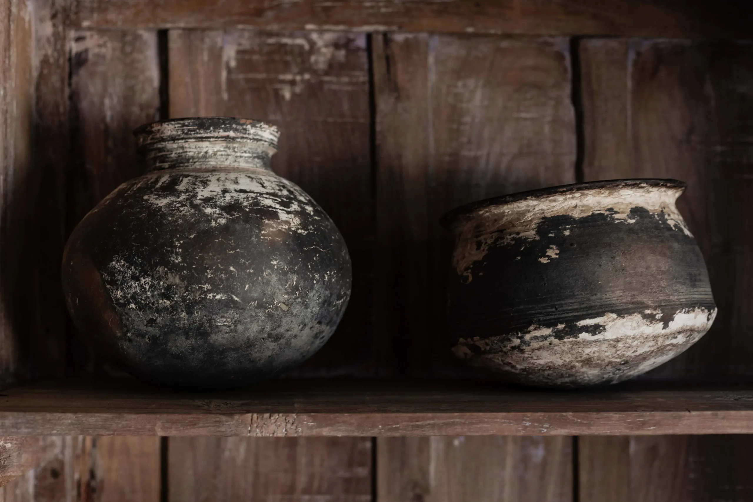 HERB vintage clay pot