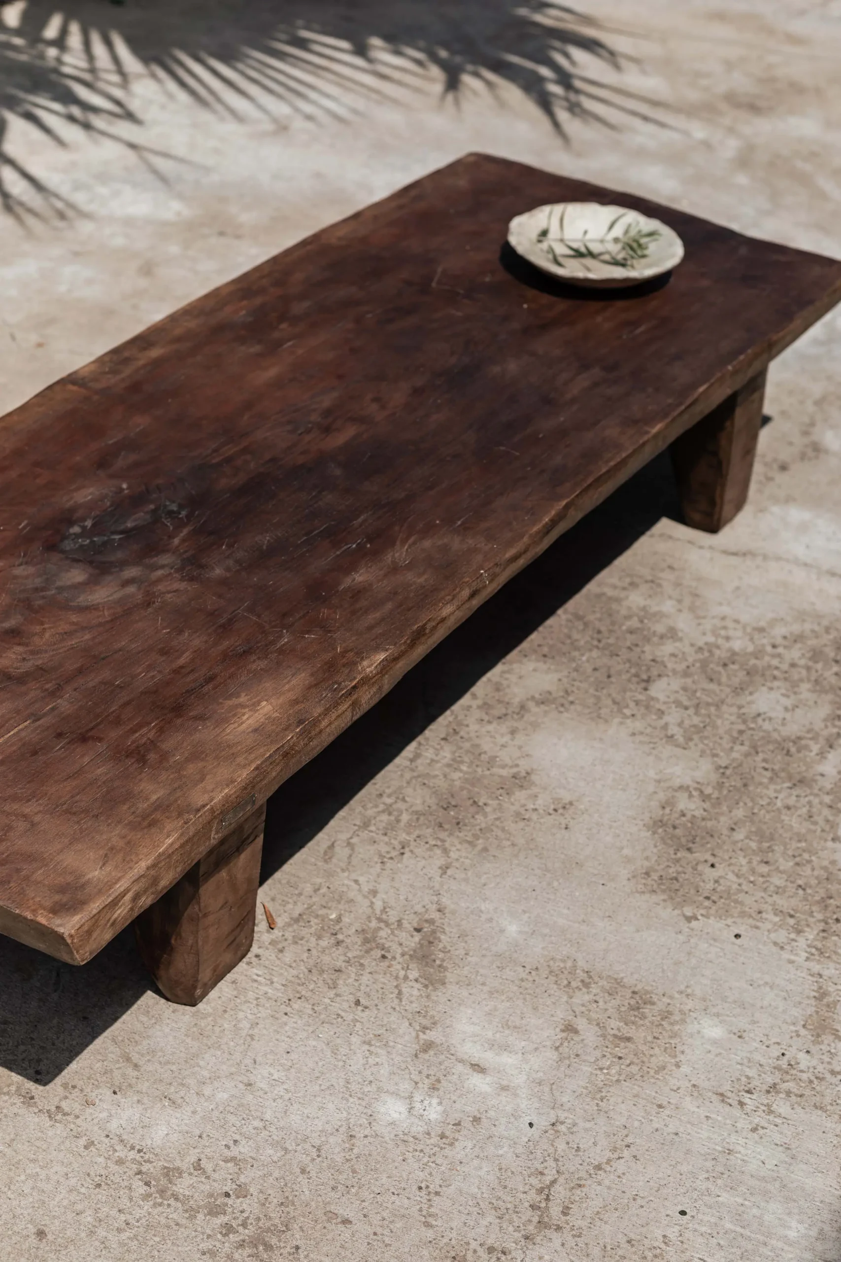 Sofa table in vintage wood NAGA 178 cm - Image 2