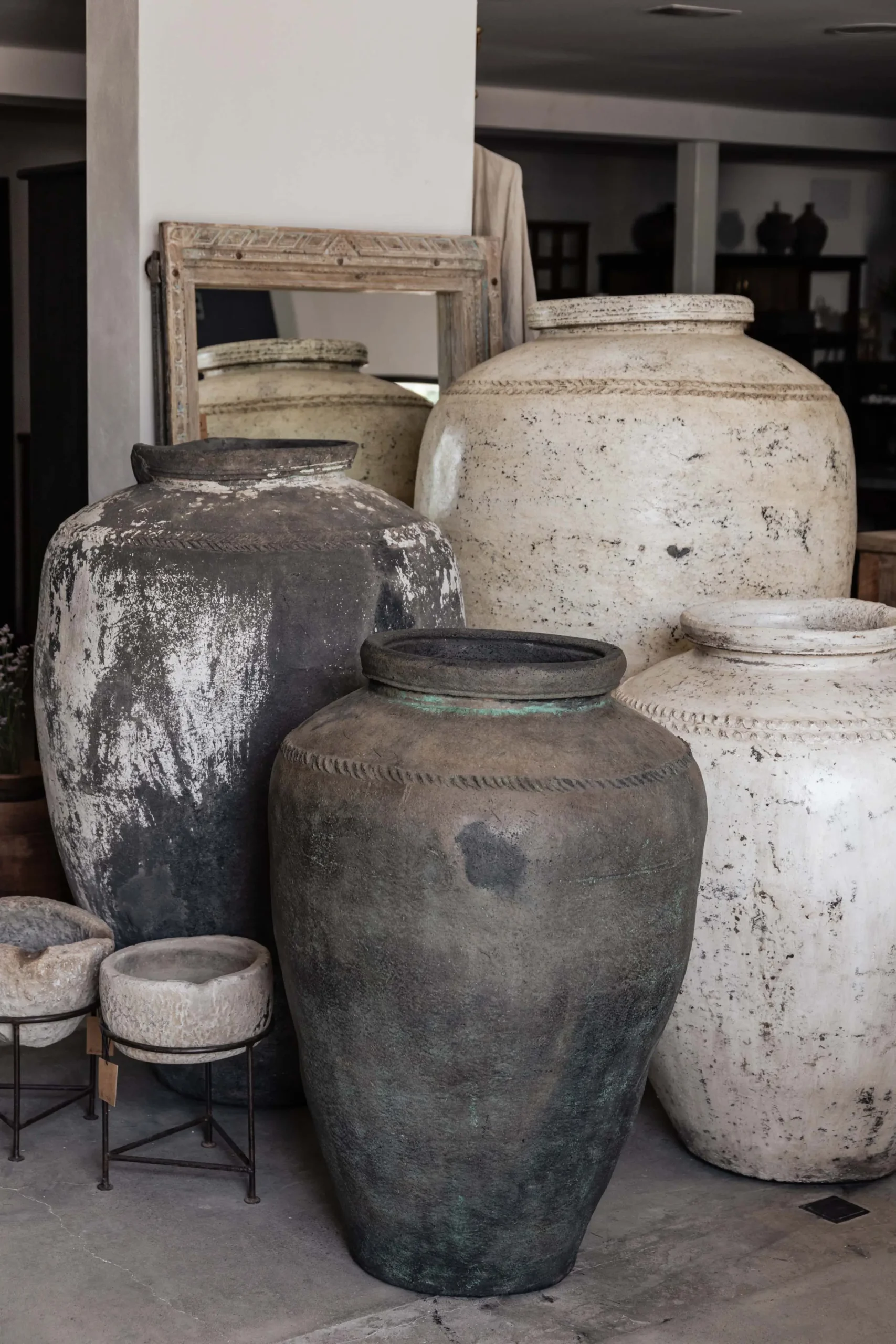 Big gardenpot vintage LEAF