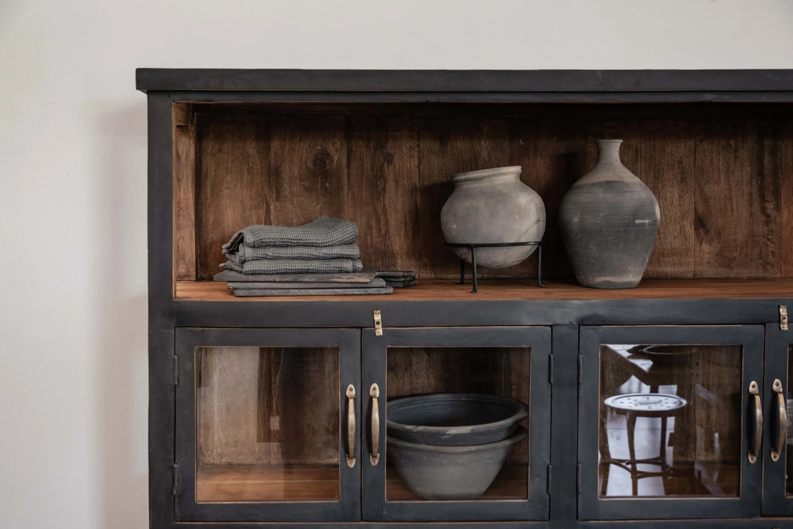 FABIO Reclaimed teak cabinet 178 cm - Image 3