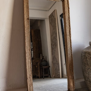 vintage carved mirror