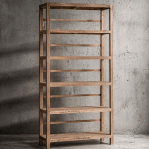 Wooden bookshelf BARNI