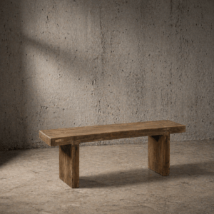 Vintage Wooden Bench  AMARA