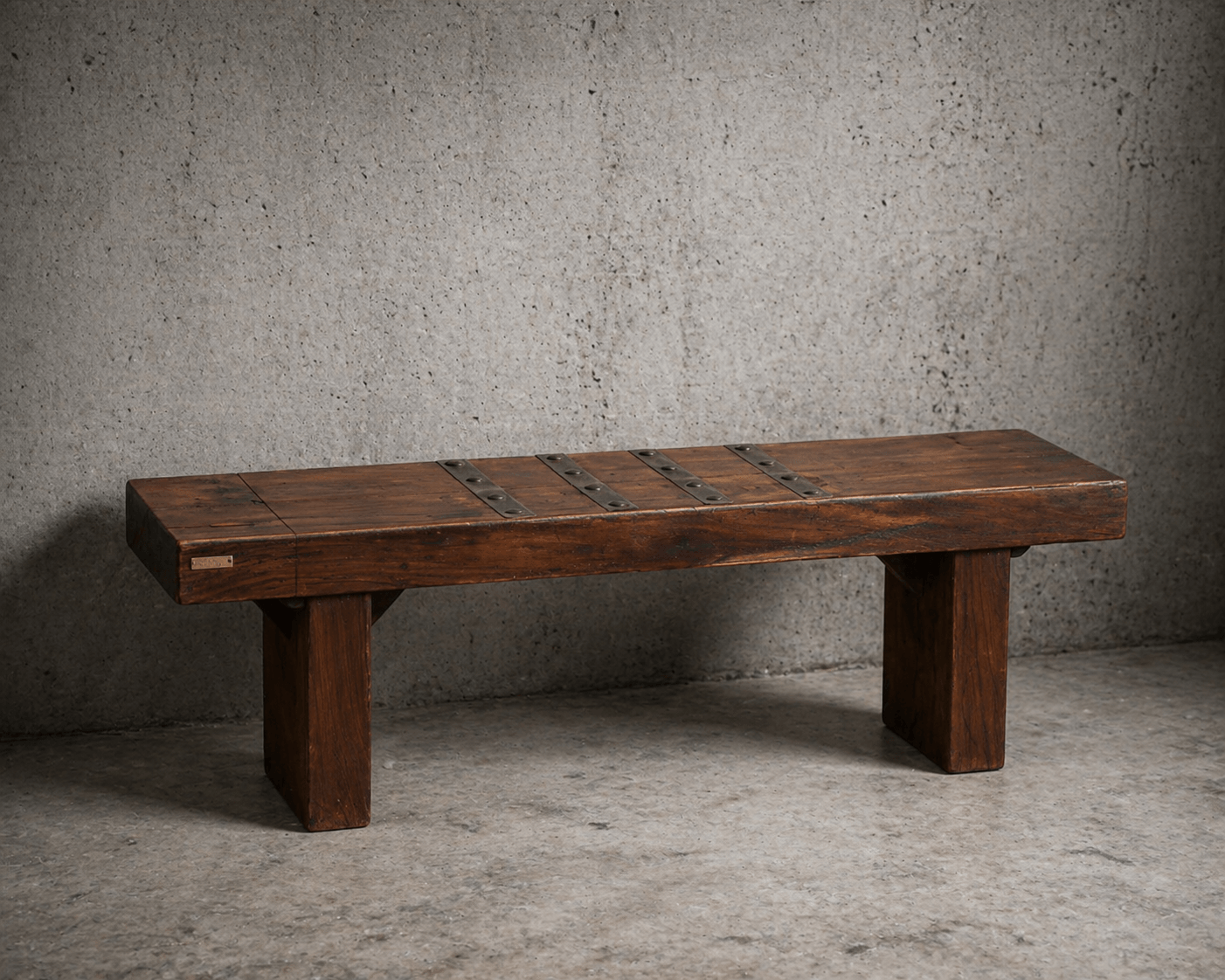 Vintage Wooden Bench  NIMA