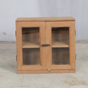 Vintage Wooden Wall Cabinet – Restored Storage KIRA