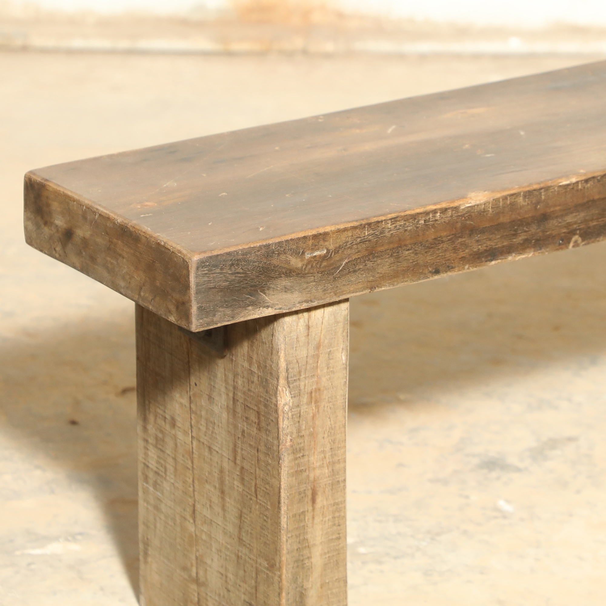 Vintage Wooden Bench  ISHA - Image 3