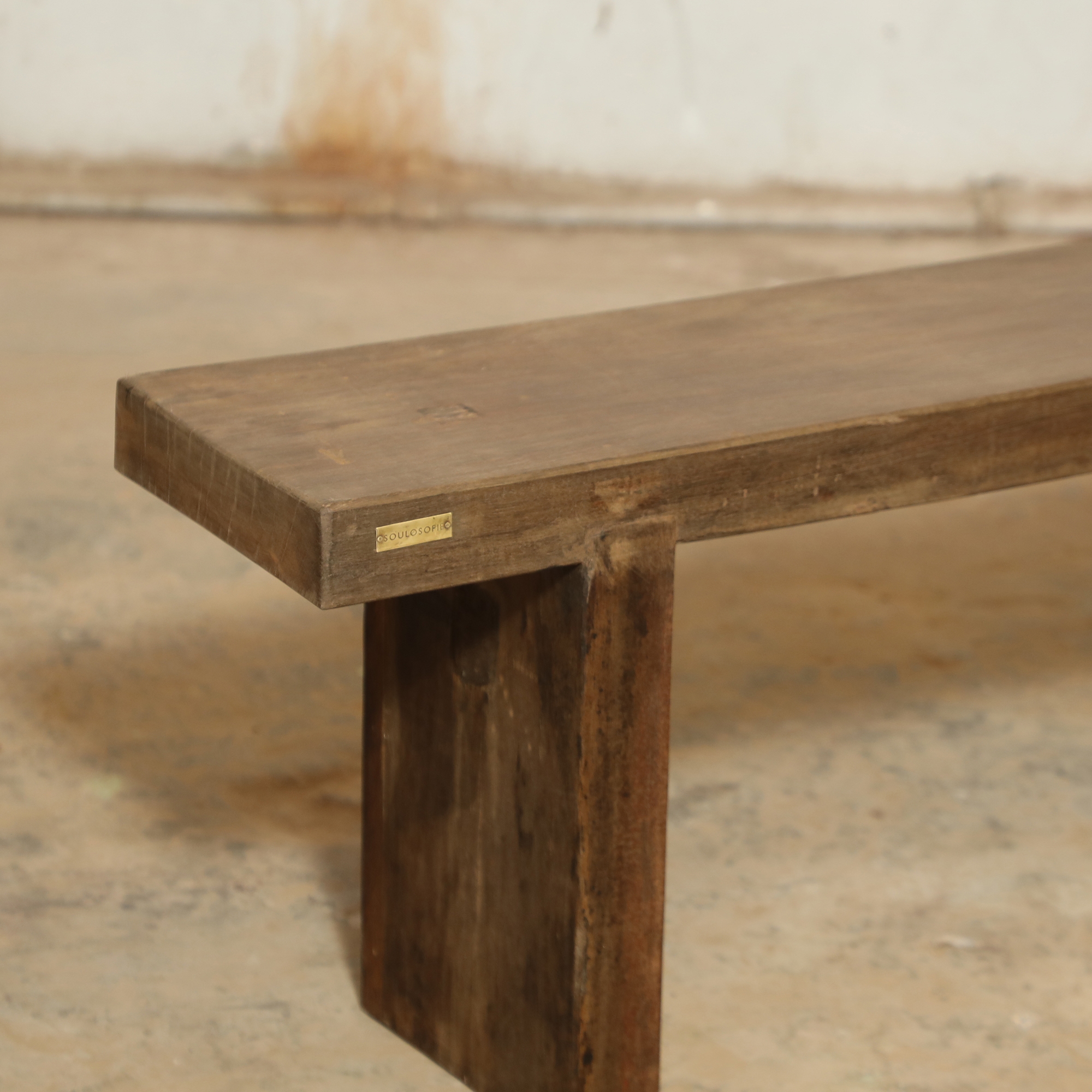 Vintage Wooden Bench  AMARA - Image 2
