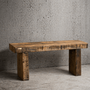 Vintage Wooden Bench  RIA