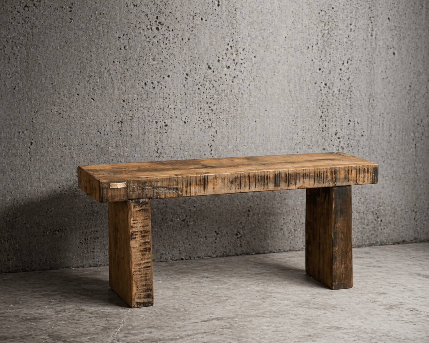 Vintage Wooden Bench  RIA