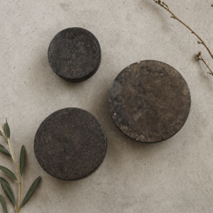 vintage old stone plates for tapas