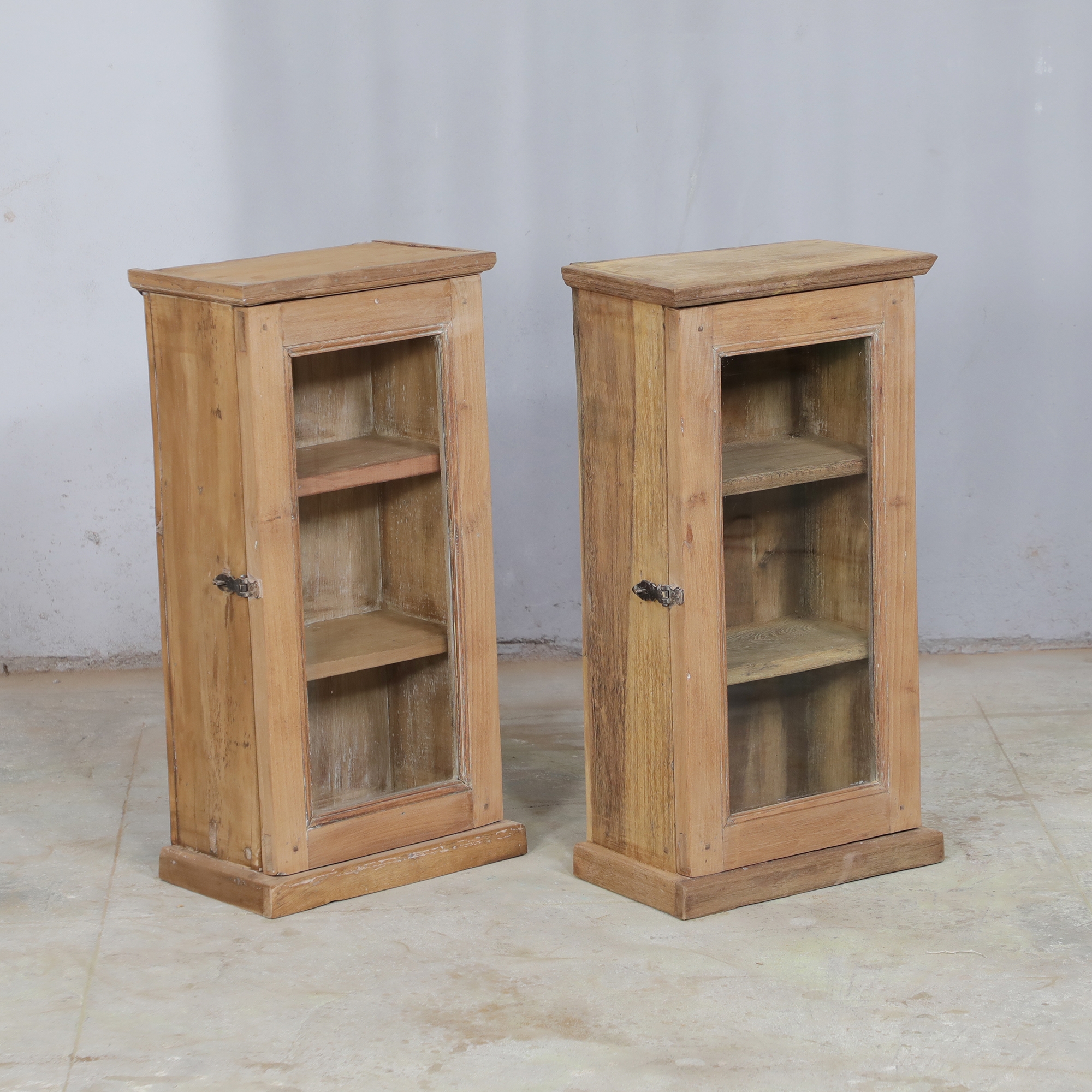 Vintage Teak Wall Cabinet SANA - Image 2