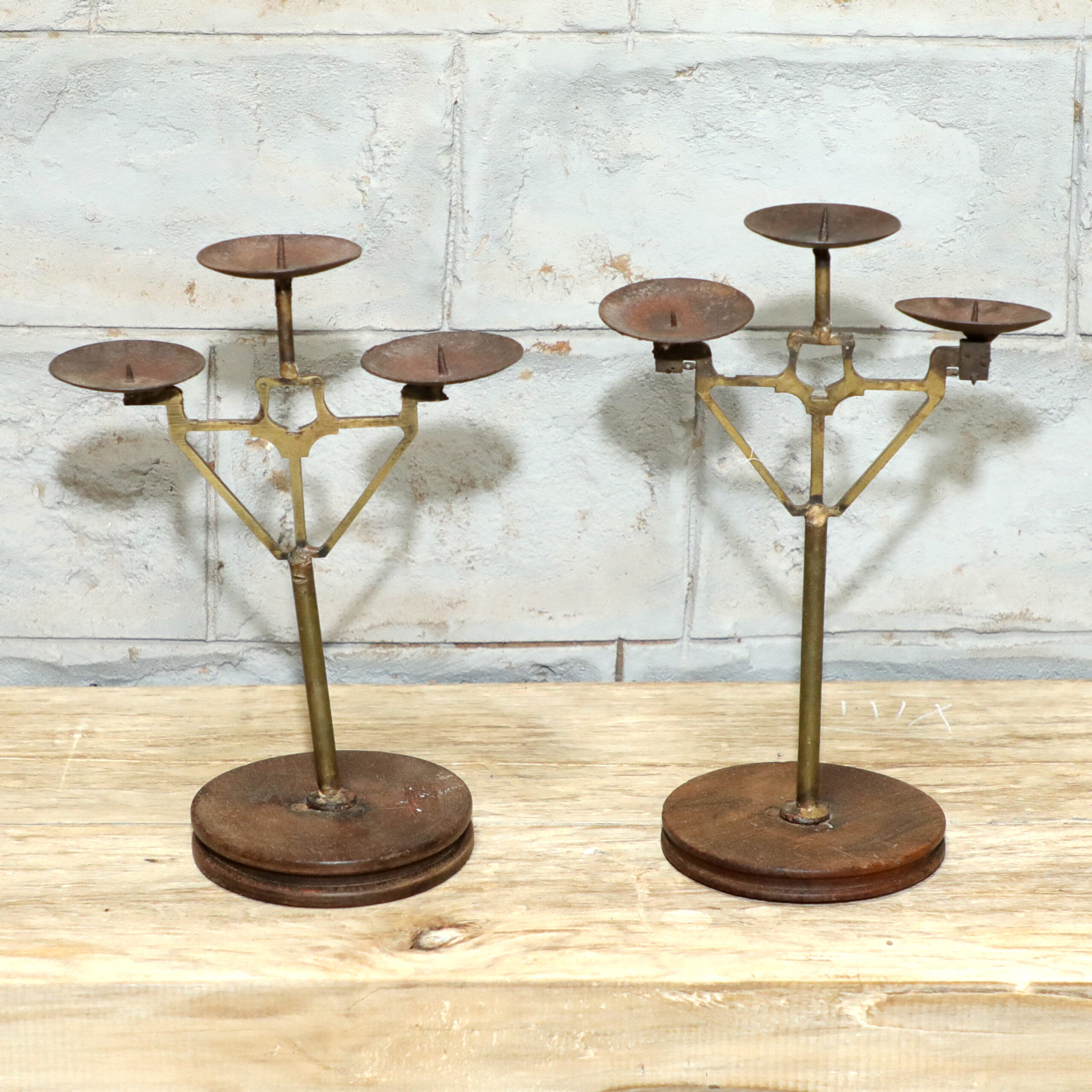 Vintage 3 arm candleholder