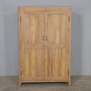 vintage teak wardrobe large hanging storage