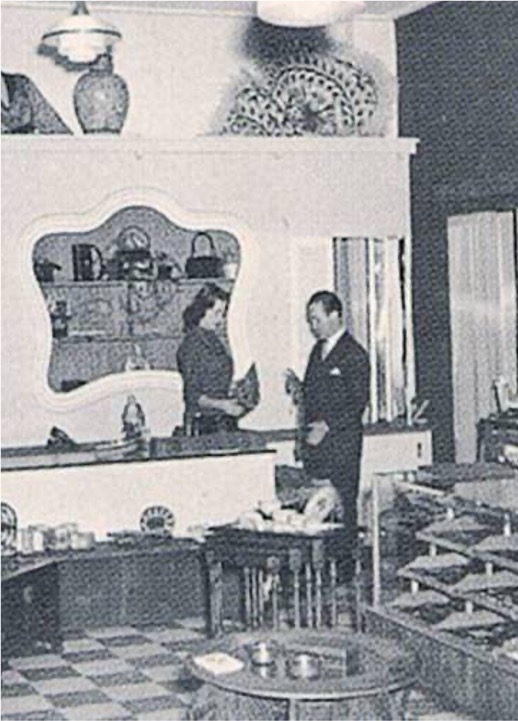 grandfather in the shop