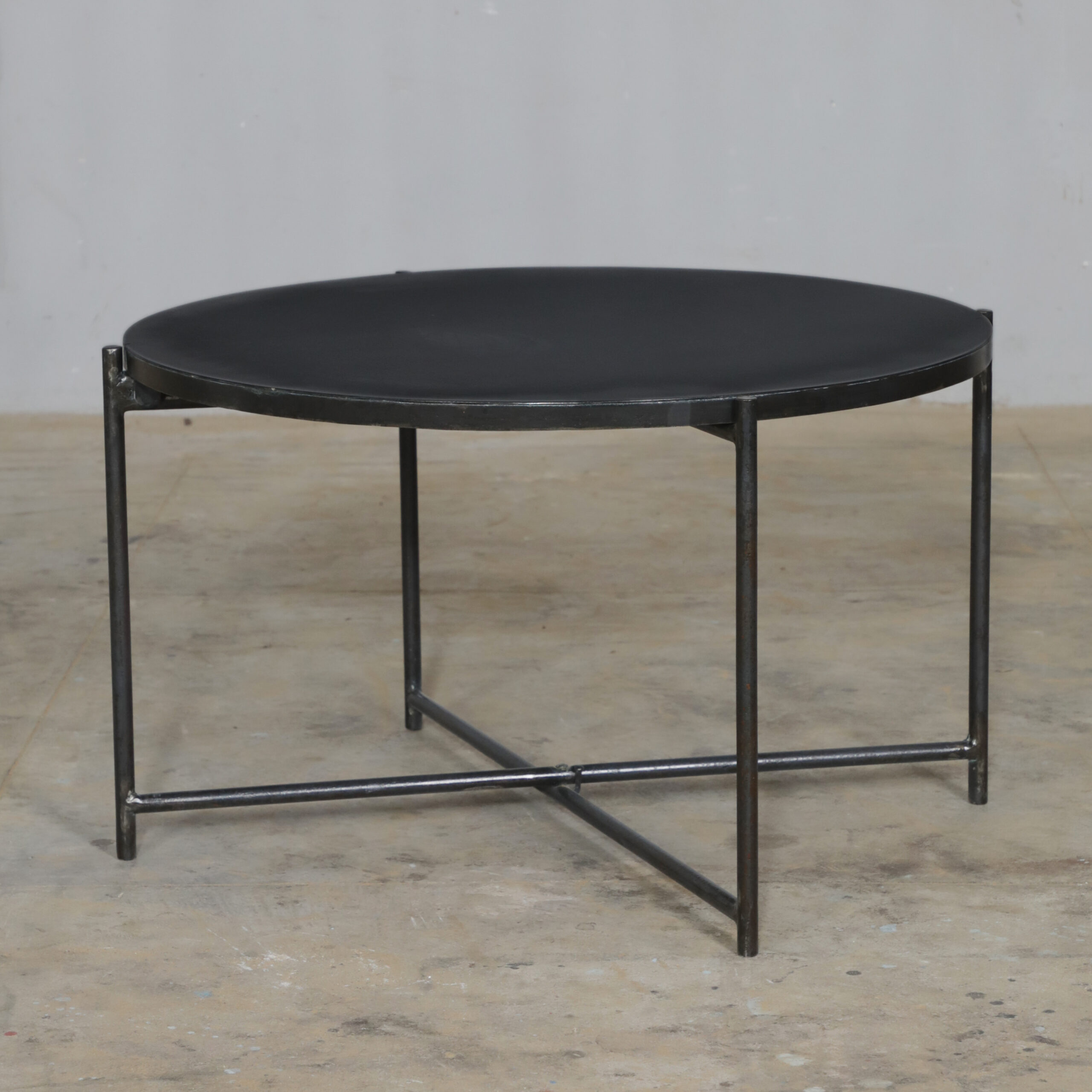 Reclaimed Iron Side Table IRONA 70 cm - Image 2