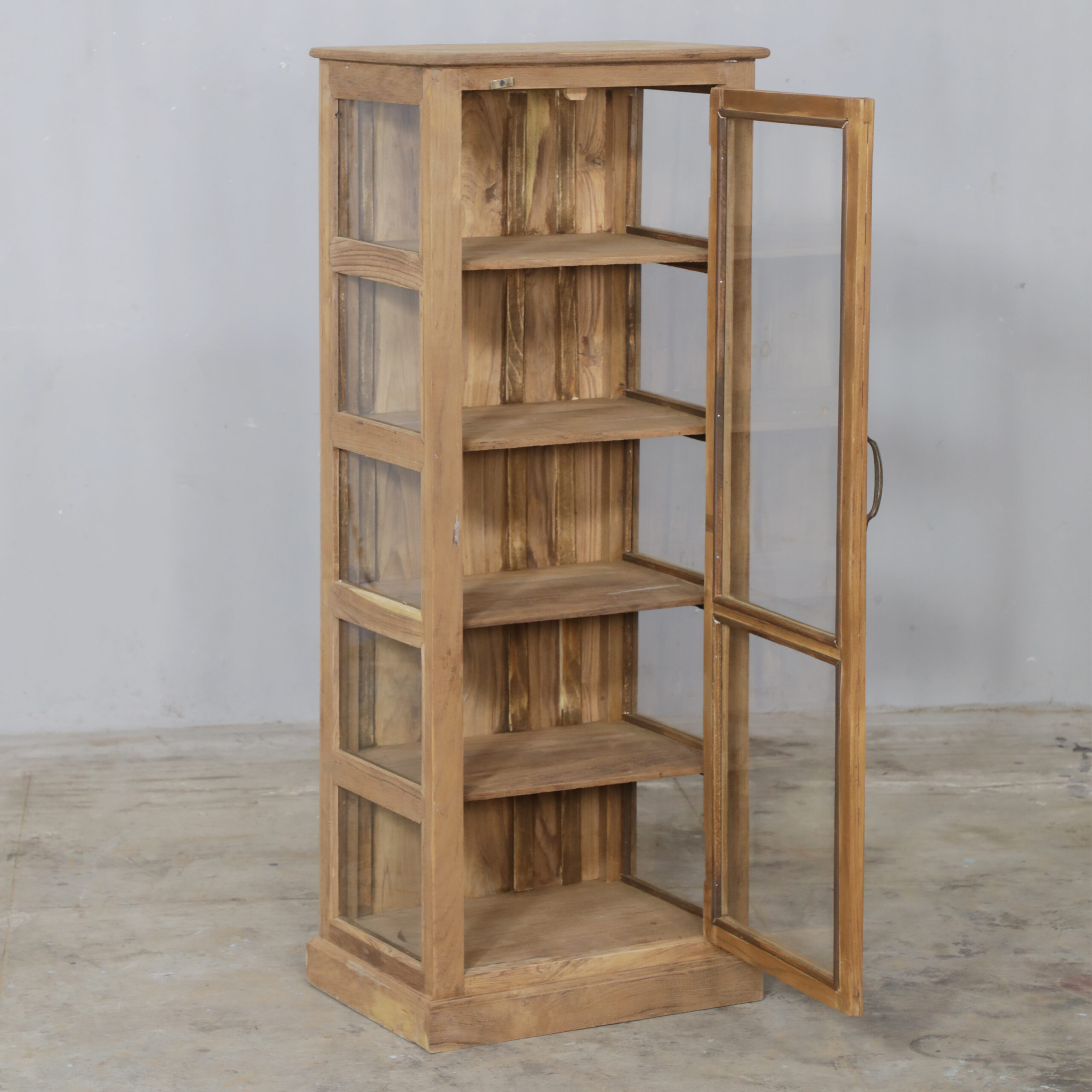 Tall Narrow Teak Cabinet 125 cm | Mallorca