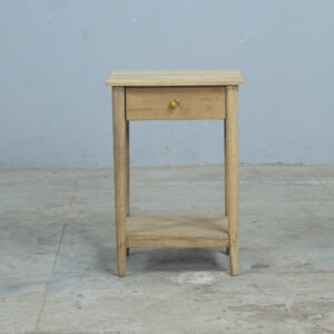 reclaimed wood bedside table