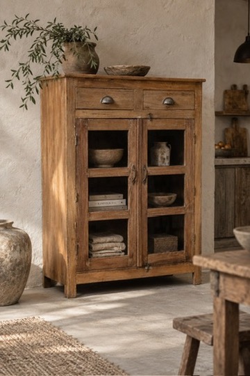 vintage indian sideboard
