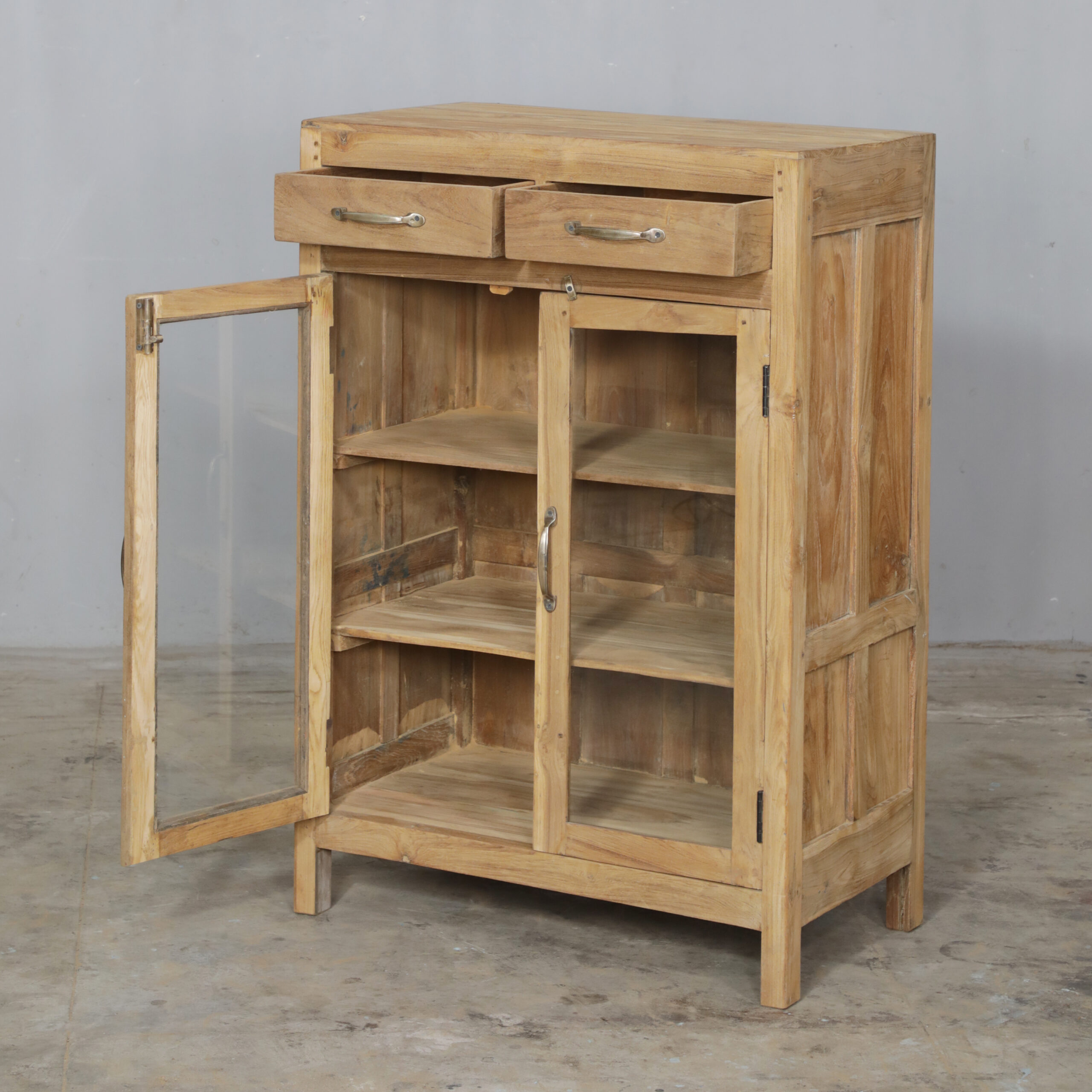 Vintage Teak Cabinet with Drawers BANON - Image 2