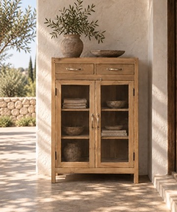 Vintage Teak Cabinet with Drawers BANON