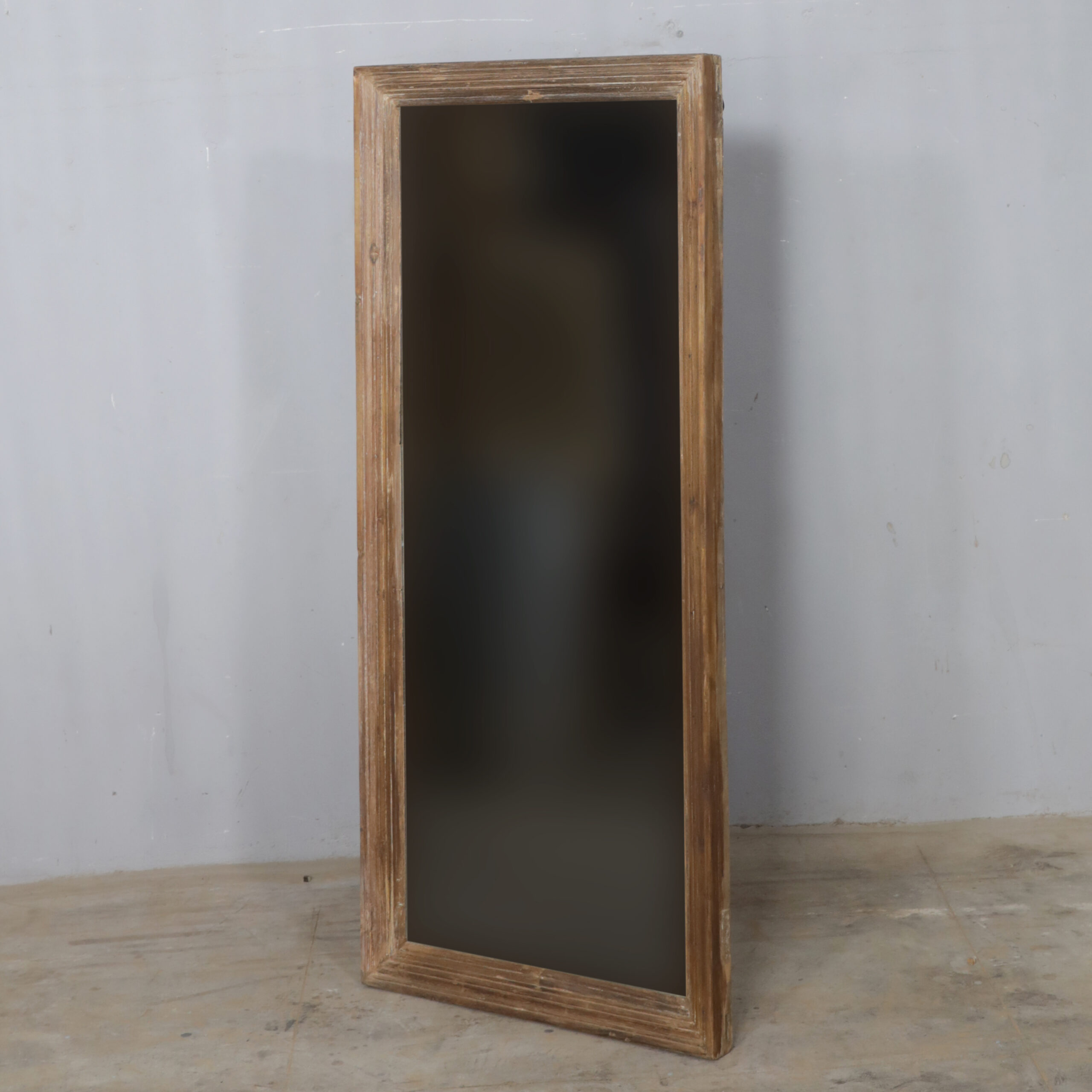 Vintage Teak Mirror Frame LUCIE - Image 2