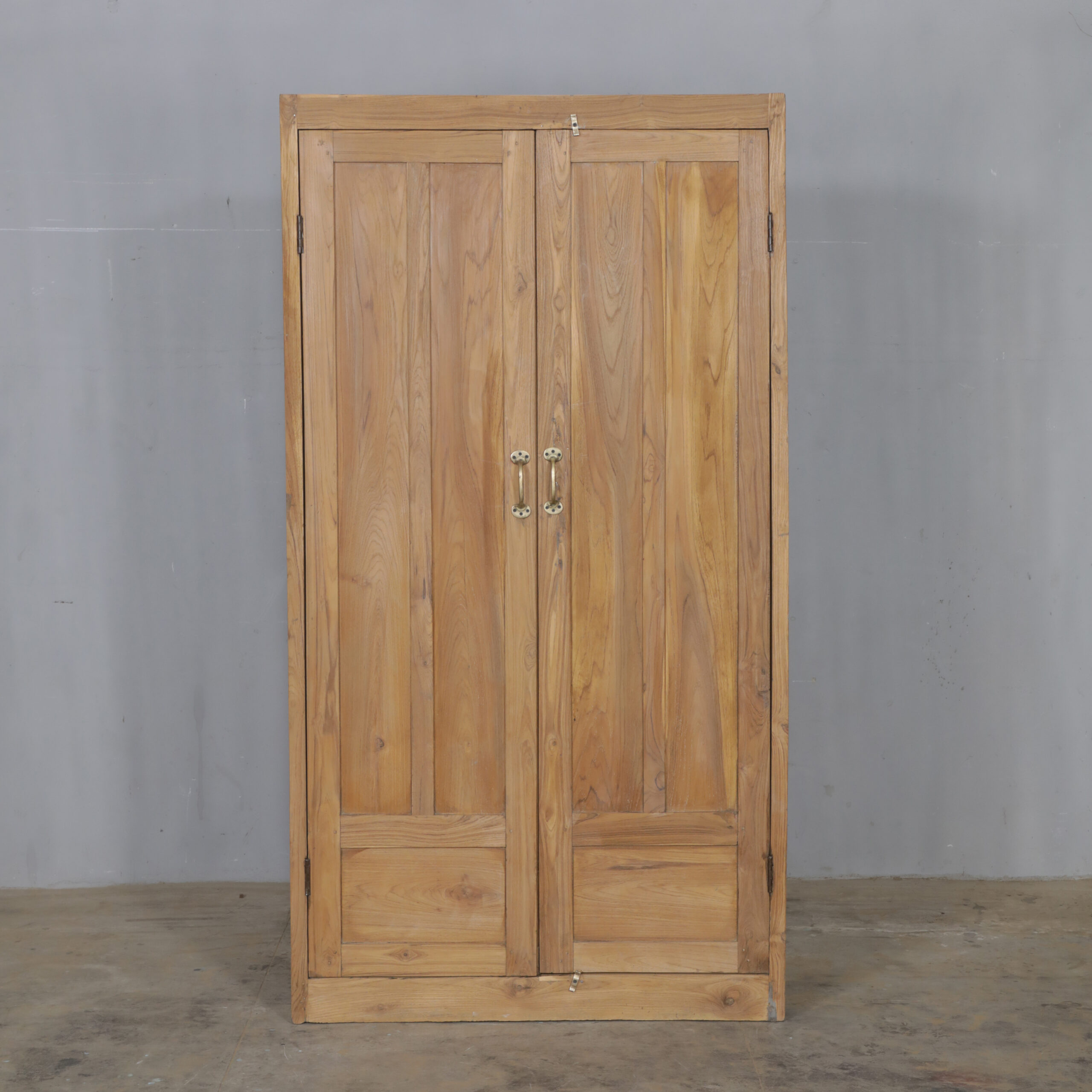 vintage teak wardrobe large hanging storage
