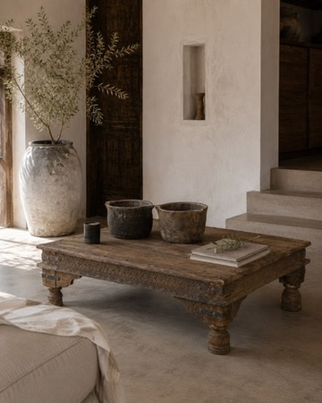 vintage wooden coffee table